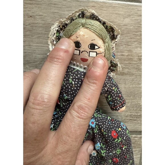 Vintage Little Red Riding Hood Grandmother Big Bad Wolf Doll 3 in 1 - Picture 4 of 9